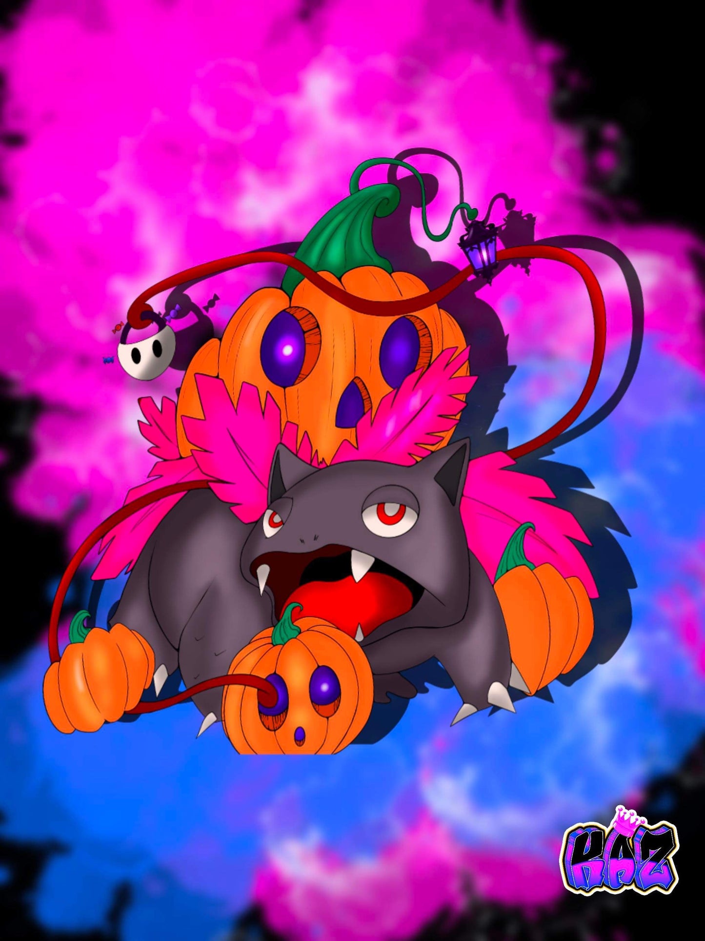 Spooky Venusaur Sticker