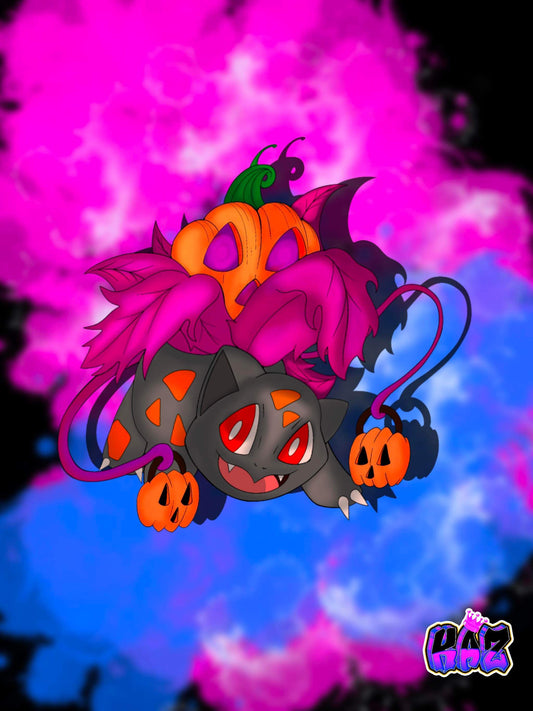 Spooky Ivysaur Sticker