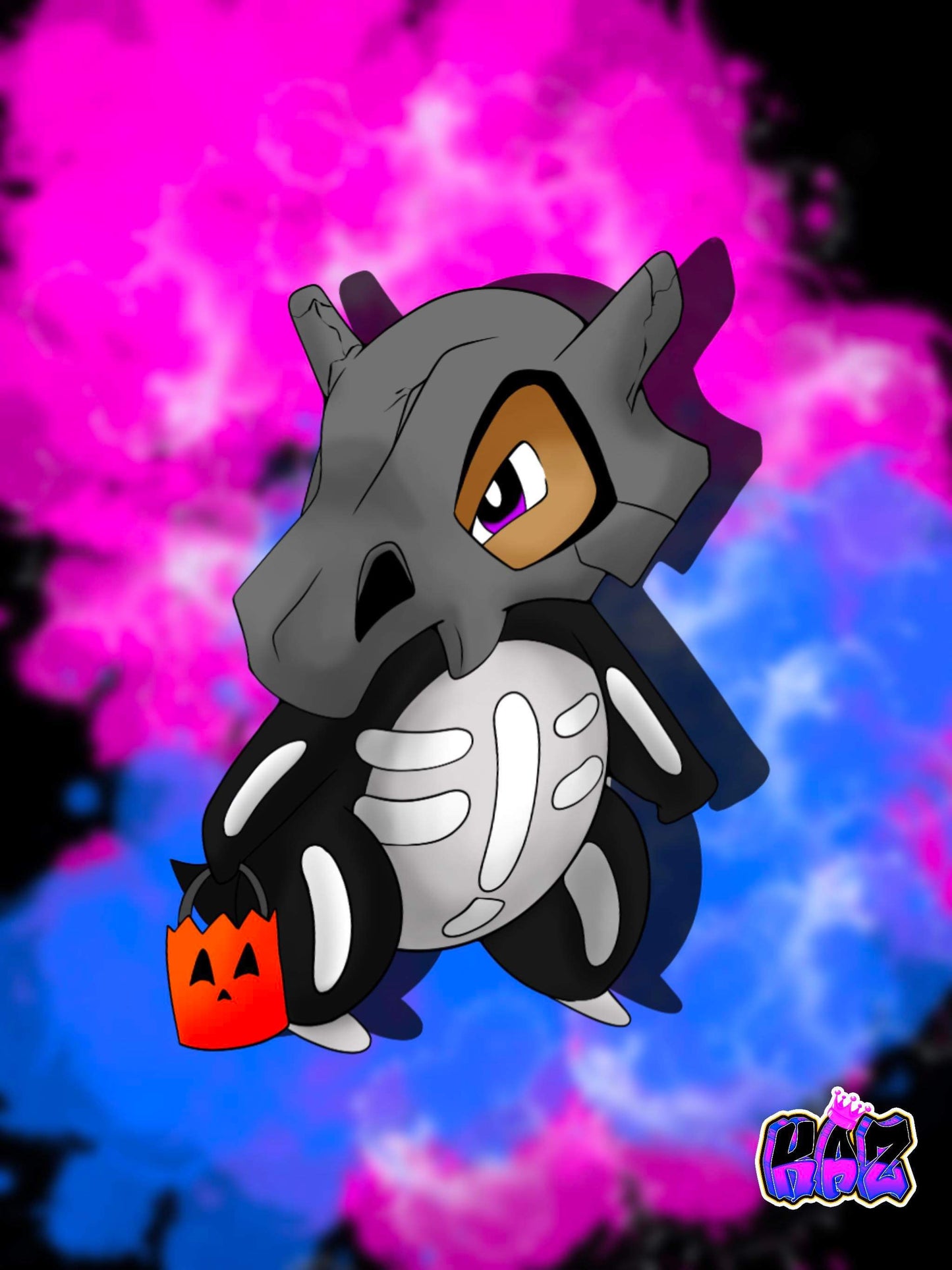 Spooky Cubone Sticker