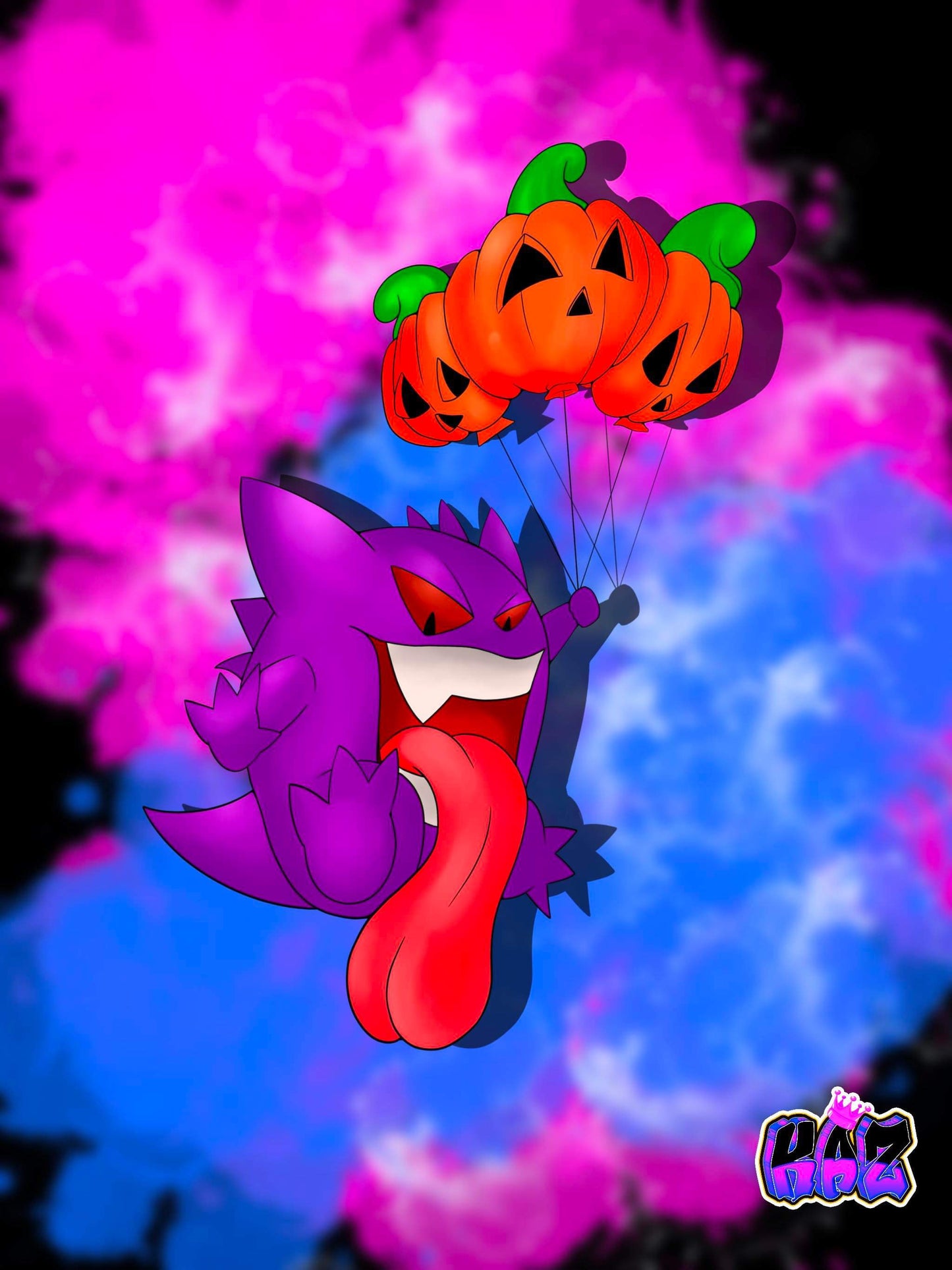 Floating Gengar Sticker