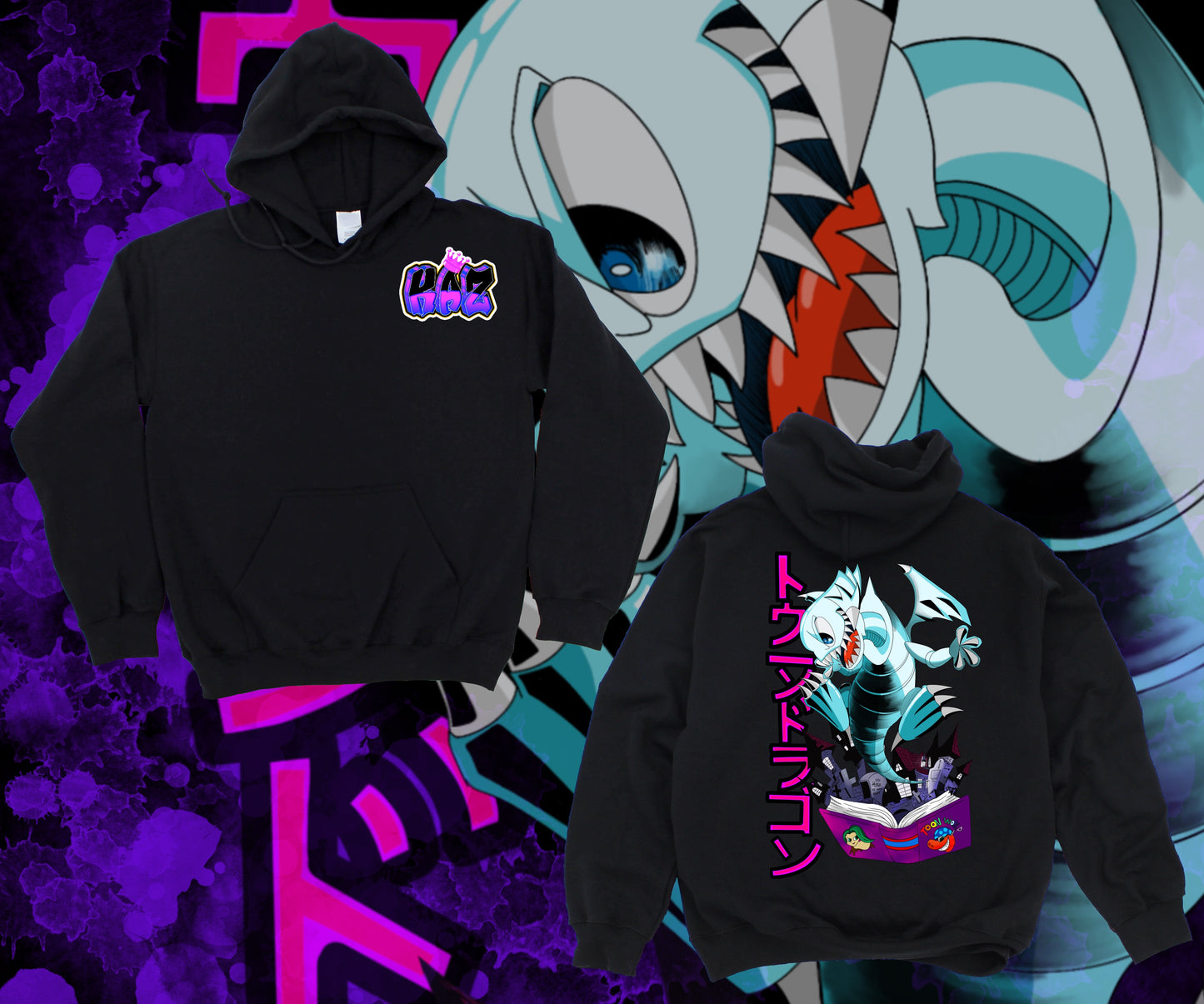 Toon Dragon Hoodie