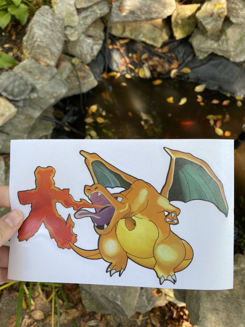 Charizard Fire Blast Sticker