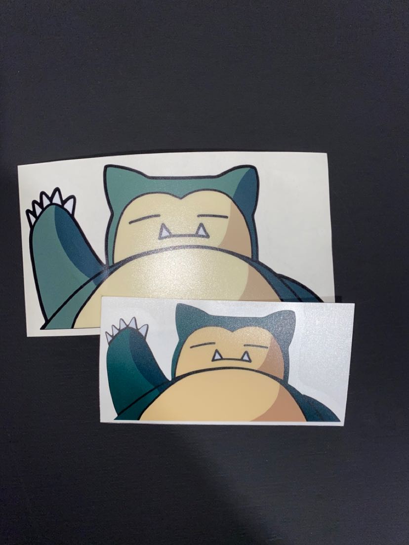 Snorlax Decal Sticker