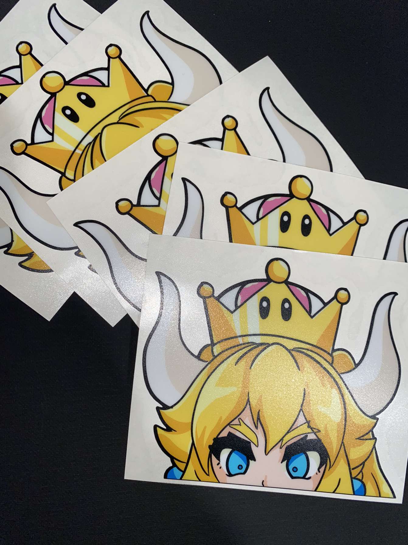 Bowsette Peeker Decal Sticker