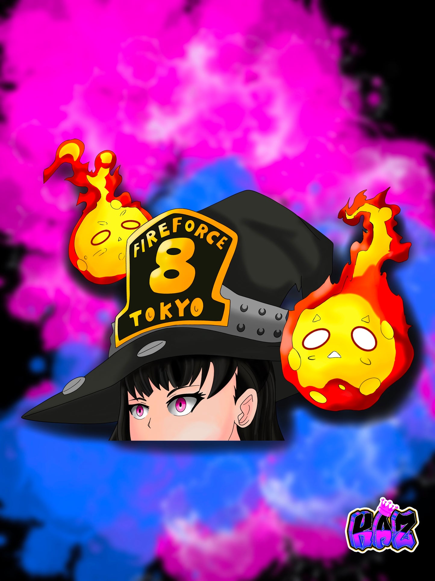 Maki Peeker Sticker