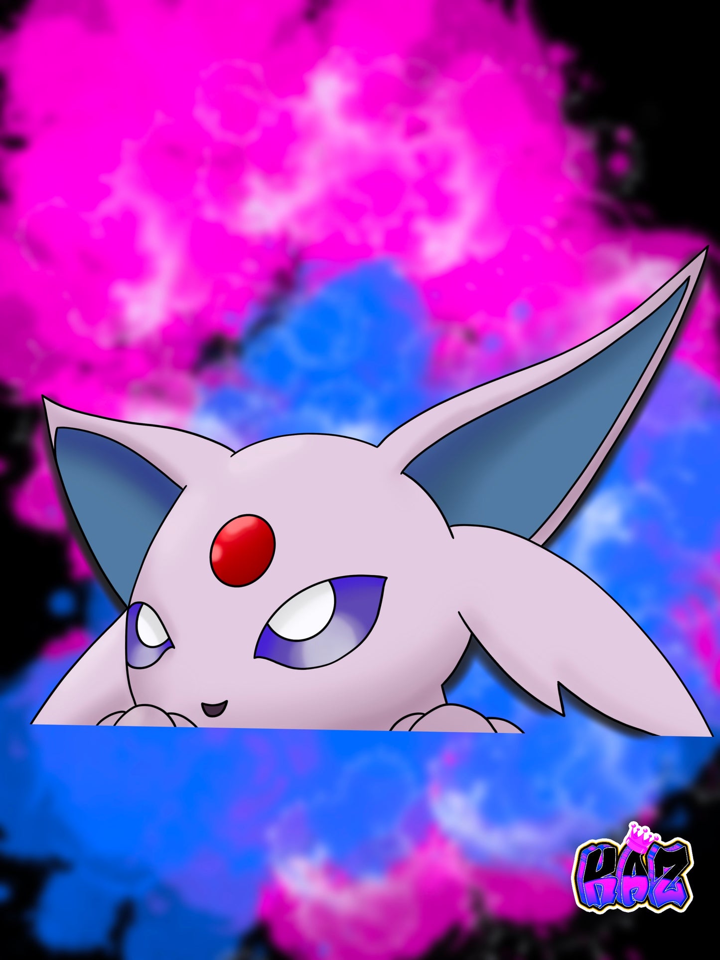 Espeon Peeker Sticker