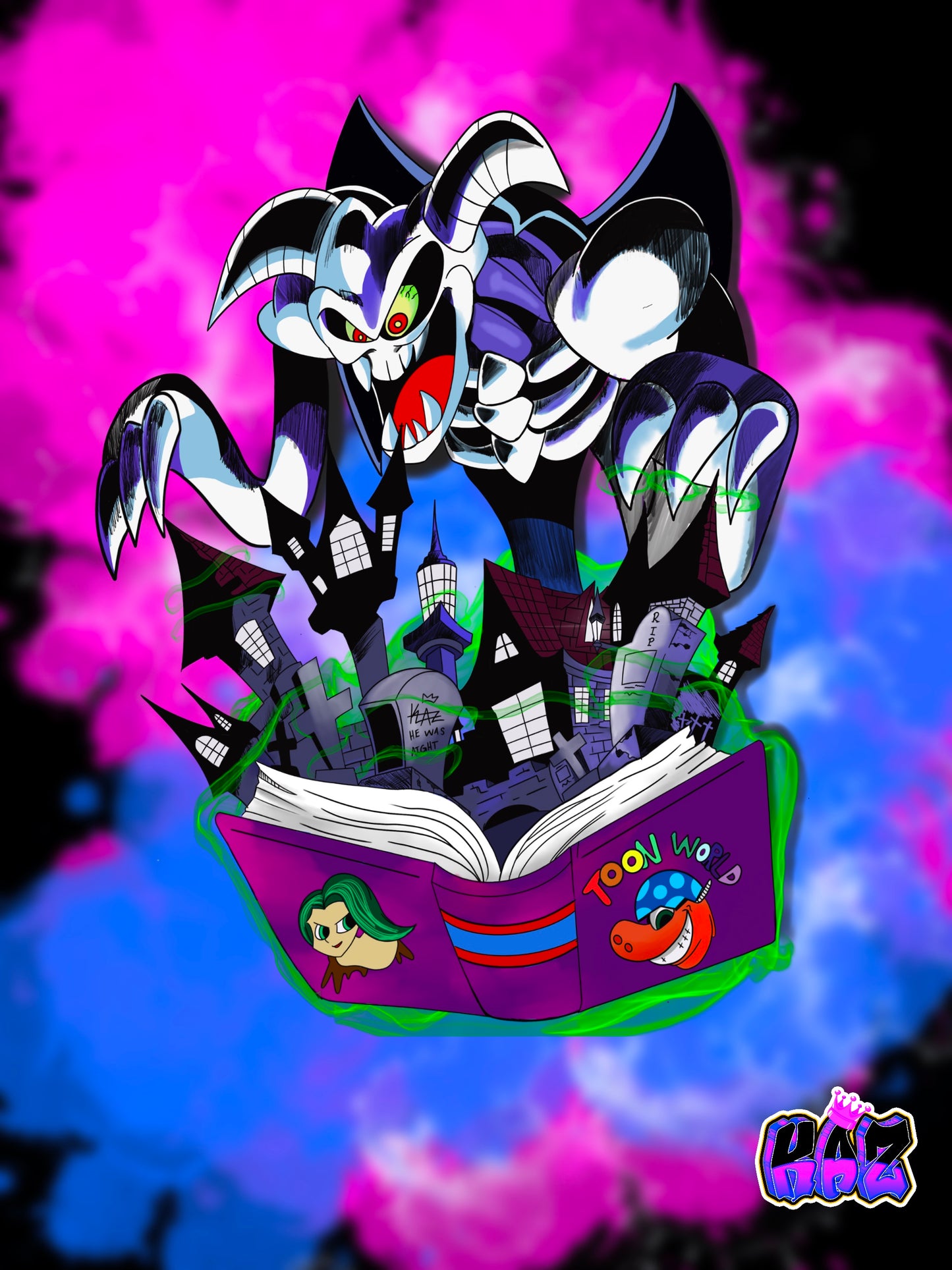 Toon World Sticker