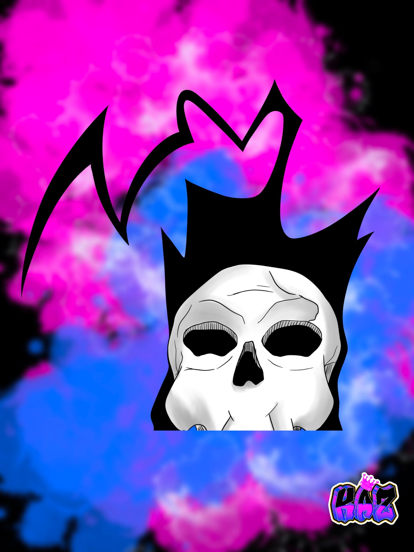 Lord Death Peeker Sticker
