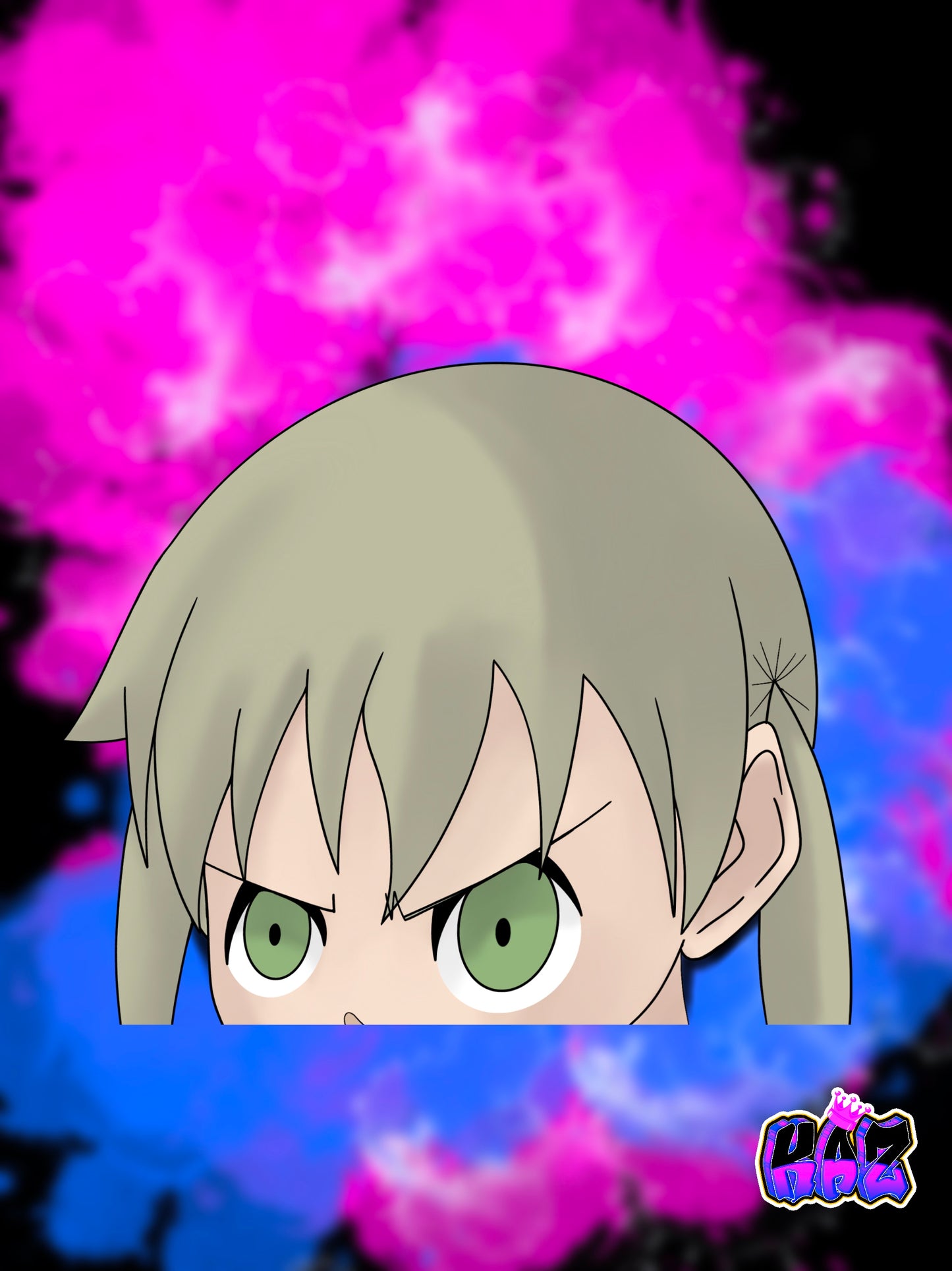 Maka Peeker Sticker
