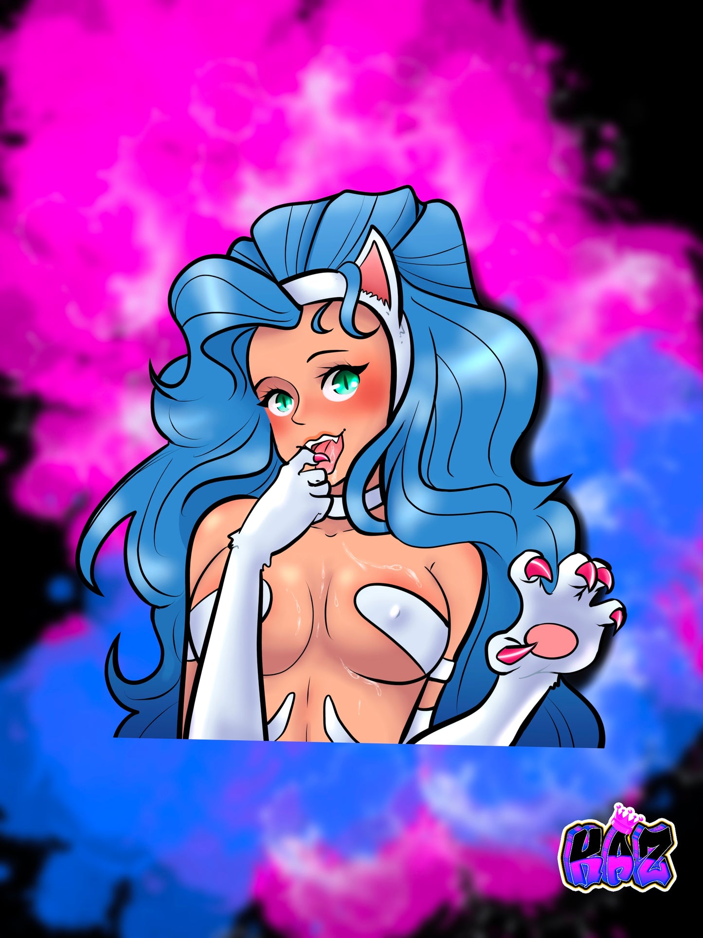 Felicia Lewd Sticker