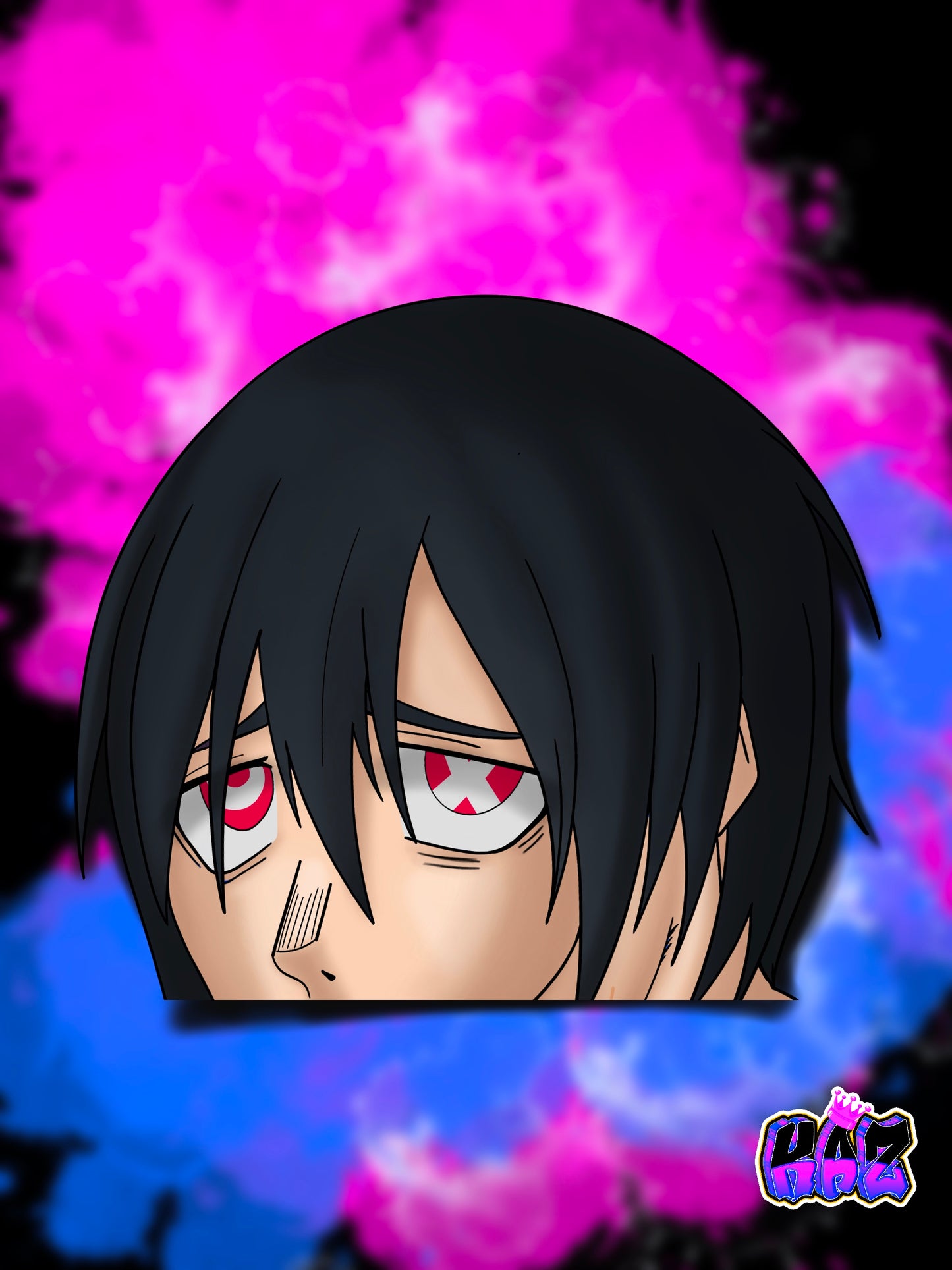 Benimaru Peeker Sticker