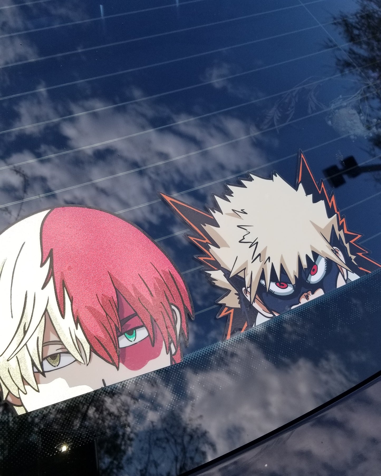 Katsuki Bakugo Peeker Sticker