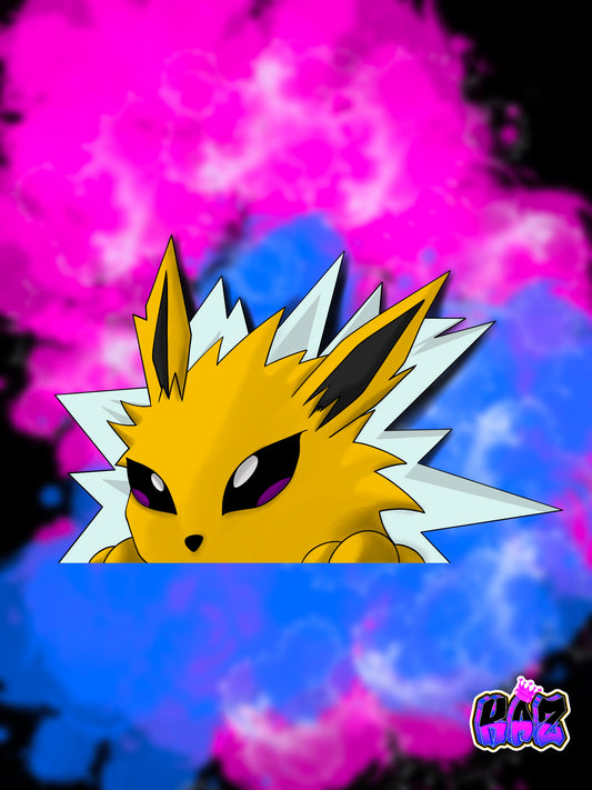 Jolteon Peeker Sticker