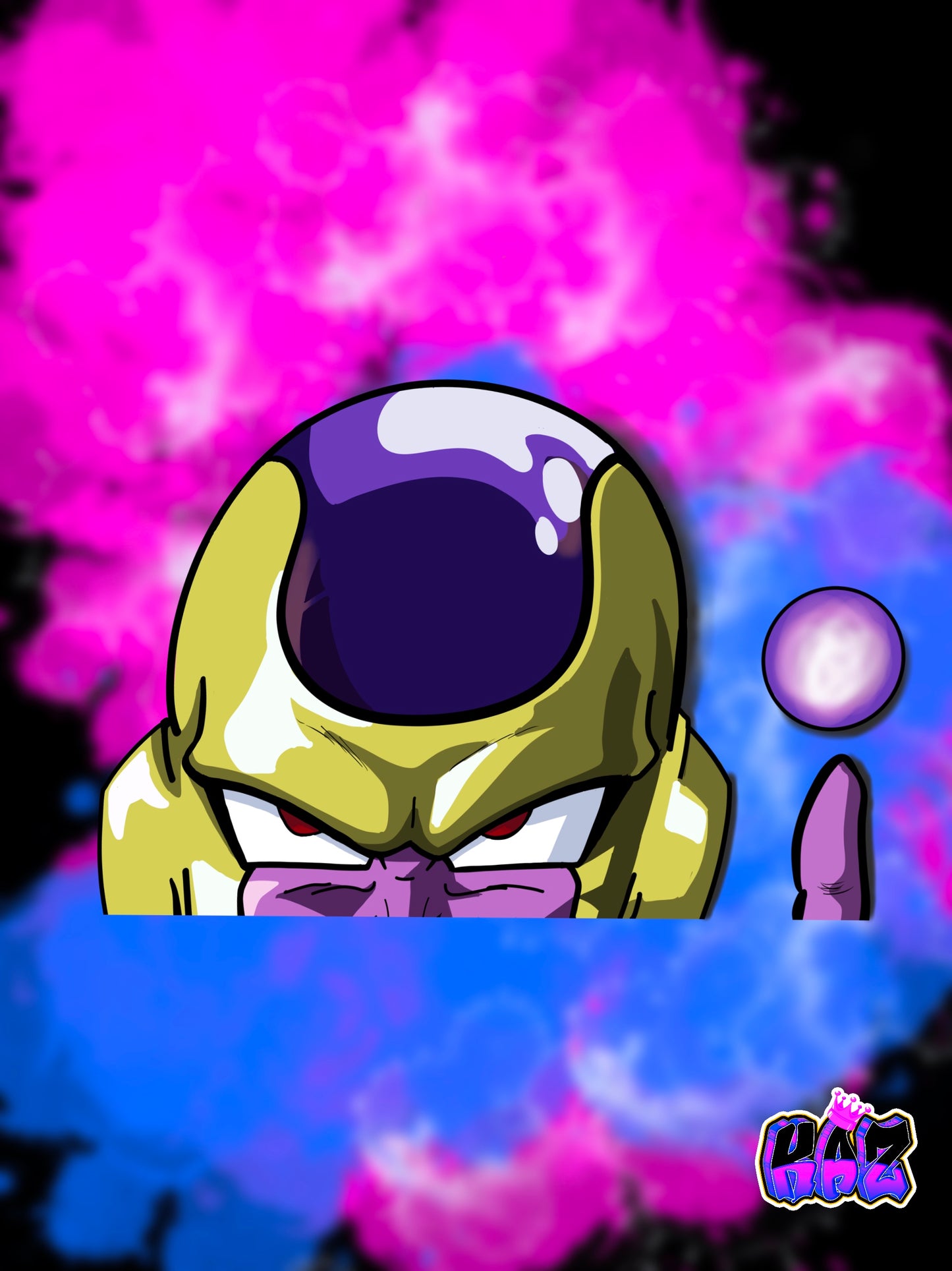 Golden Frieza Decal Sticker